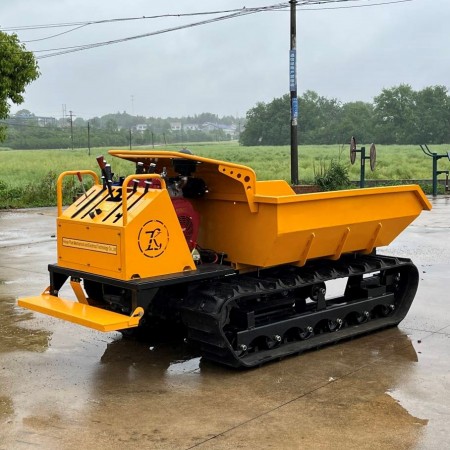 Xe cút kít Mini Track Site Xe đổ thủy lực bánh xích